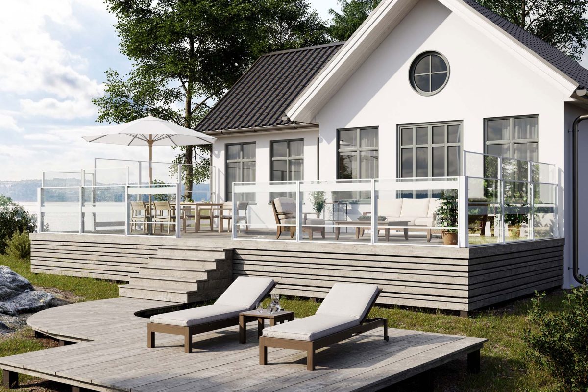 Höj- och sänkbara glasräcken - Bild 2