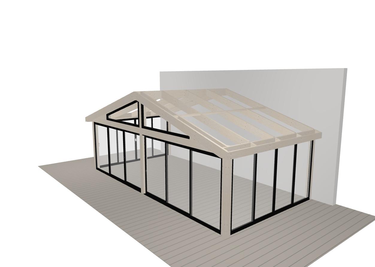 Rum Sadeltaksstomme - Vår-sommar-höst